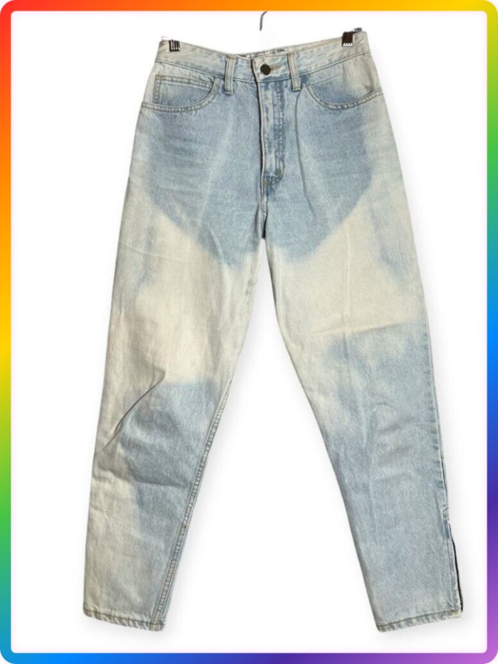 Vintage Guess Georges Marciano High Rise Tapered Jeans SIZE 26x27 Light Wash
